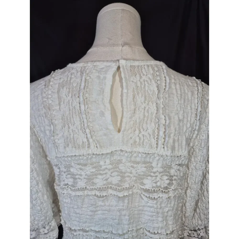 Anthropologie puff sleeve